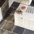 Natuursteen tegel | 60x60 cm | Belgian Bluestone, Geschuurd Natuursteen tegel | 60x60 cm | Belgian Bluestone, Geschuurd