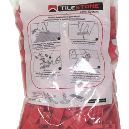 Accessoires | 1x1 cm | Tilestone Level System Cales 250 pc.