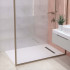 Ceramic shower tile | 90x135 cm | Shower White 