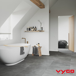 Clickvinyl/PVC | 61x61 cm | VYGO Tiles Cement Grey
