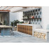 Ceramic terrace Tile | 60x60 cm | Tilestone CerBlue Dark Pattern Ceramic terrace Tile | 60x60 cm | Tilestone CerBlue Dark Pattern
