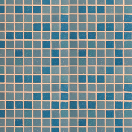 Mozaïek | 31.6x31.6 cm | Tilestone Quinto Mix/blauw