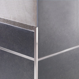 Profiel | 1.25x270 cm | Alu Geanodiseerd Zilver, Vierkant 