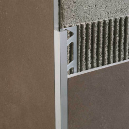 Profiel | 1x270 cm | Alu Geanodiseerd Zilver, Vierkant 