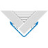Profil | 2.5x270 cm | Profil d'angle - Alu Argent Anodisé 