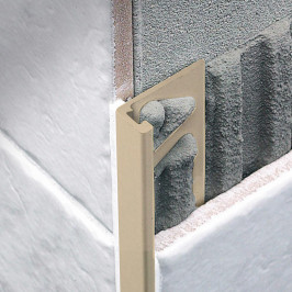 Profile | 1.25x270 cm | L-Profile Pvc Dark Beige