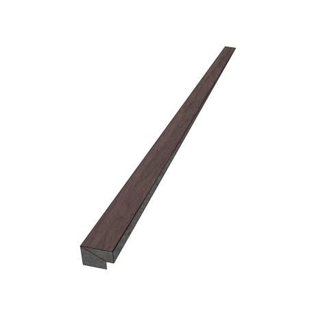 Profiel | 2.7x270 cm | Akoestisch Wandpaneel Eindprofiel Ebony