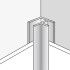 Profile | 1.6x260 cm | Dumawall Corner Profile Black 