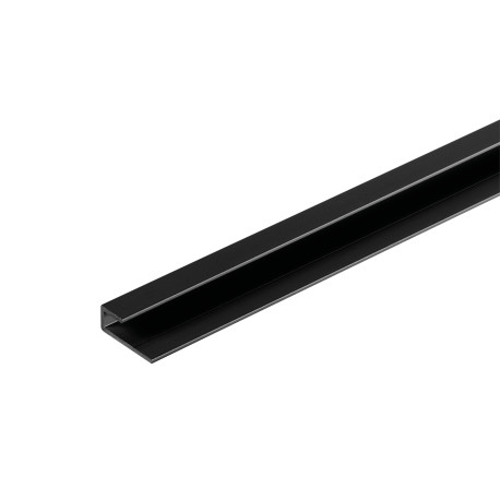 Profiel | 2.3x260 cm | Dumawall Aluminium Afboordingsprofiel Black