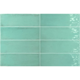Keramische wandtegel | 5x15 cm | Fango Aquamarine Gloss Keramische wandtegel | 5x15 cm | Fango Aquamarine Gloss
