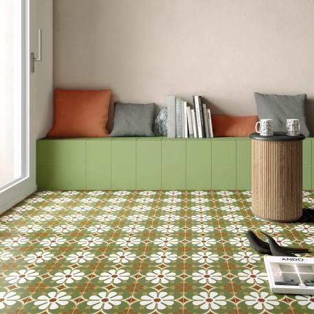 Carrelage en céramique sol et mur | 20x20 cm | Rivoli Paris