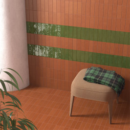 Ceramic floor and wall tile | 5x15 cm | Fango Cotto