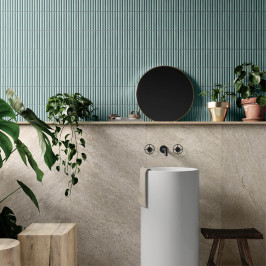 Ceramic wall tile | 32x62.5 cm | Kitkat Deco Lingot Aqua Ceramic wall tile | 32x62.5 cm | Kitkat Deco Lingot Aqua