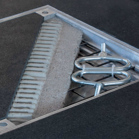 Accessories | 40x40 cm | Aluminum tile cover smell and watertight
