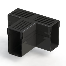 Accessories | 15.6x18.2 cm | Drain Gutter Slim Black T