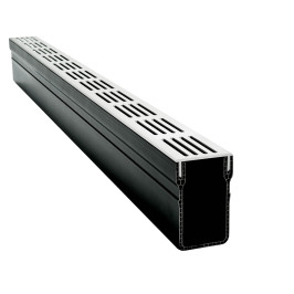 Accessories | 6.5x100 cm | Drain Gutter Slim Alu