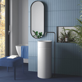 Ceramic wall tile | 5x40 cm | Hopp Bro Blue