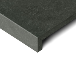 Ceramic swimming pool border | 80x80 cm | Tilestone Belgian Black