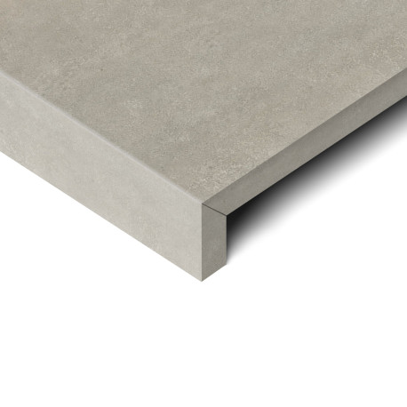 Ceramic swimming pool border | 60x60 cm | Tilestone Arc Smoke