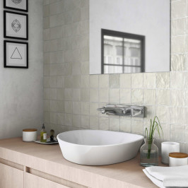 Ceramic wall tile | 10x10 cm | Tilestone Keramische Zellige Green