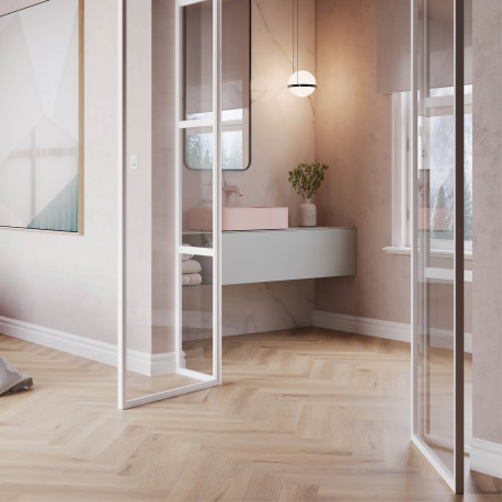 Click vinyl/PVC | 12.6x61 cm | VYGO Kingwood Oak