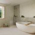 Keramische vloer- en wandtegel | 80x80 cm | Tilestone Stone Edge Ivory Keramische vloer- en wandtegel | 80x80 cm | Tilestone Stone Edge Ivory