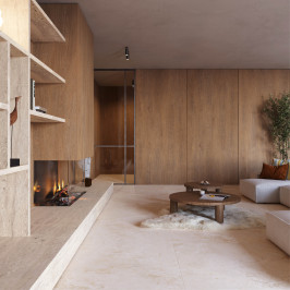 Carrelage en céramique sol et mur | 120x120 cm | Contro Cream