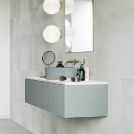 Sanitair | 37x37 cm | Lavabo Round Blue Sanitair | 37x37 cm | Lavabo Round Blue