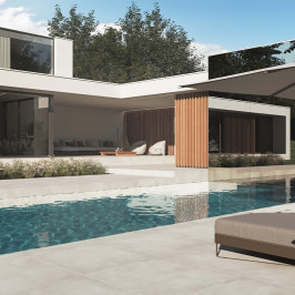 Ceramic terrace Tile | 100x100 cm | Tilestone Beton Grey