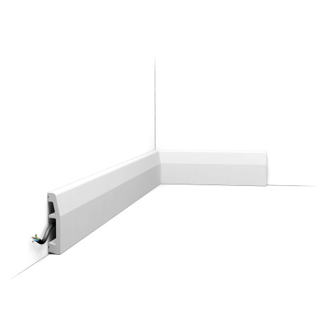 Kunststof plint | 6.9x200 cm | Orac Decor Angle