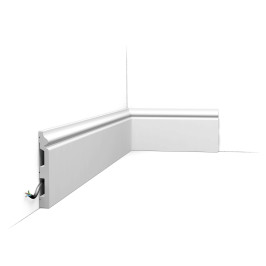 PVC skirting boards | 13.8x200 cm | Orac Decor Contour