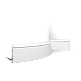 PVC skirting boards | 13.8x200 cm | Orac Decor Contour Flex