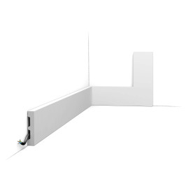 PVC skirting boards | 6.6x200 cm | Orac Decor Square PVC skirting boards | 6.6x200 cm | Orac Decor Square