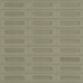 Ceramic wall tile | 5x15 cm | vtwonen Chop Salvia 3D