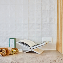 Ceramic wall tile | 10x10 cm | Tilestone Keramische Zellige White