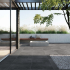 Carrelage extérieur en céramique | 61x61 cm | Tilestone Calvell Graphite