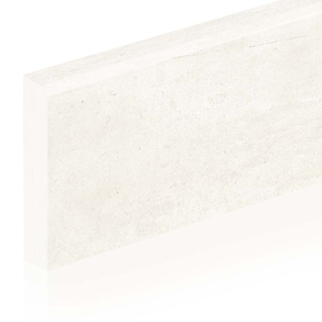 Keramische plint | 8x90 cm | Tilestone Betontec Ivory