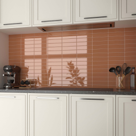 Keramische wandtegel | 5x20 cm | Mundano Cotto Glossy Keramische wandtegel | 5x20 cm | Mundano Cotto Glossy