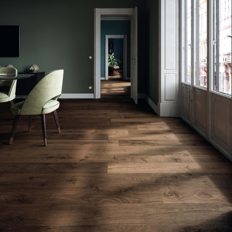 Keramische parkettegel | 18.5x150 cm | Tilestone Heartland Moka