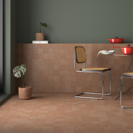 Ceramic floor and wall tile | 10x10 cm | Stage Terracotta Ceramic floor and wall tile | 10x10 cm | Stage Terracotta