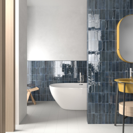 Ceramic wall tile | 6.5x20 cm | Hanoi Blue Night