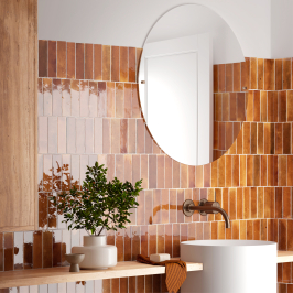 Carreaux muraux en céramique | 5.1x16.1 cm | Hanoi Burnt Red