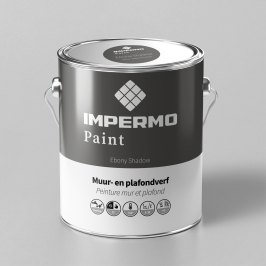 Verf | 18x20 cm | Muur & Plafond - Impermo Paint - Ebony Shadow Verf | 18x20 cm | Muur & Plafond - Impermo Paint - Ebony Shadow