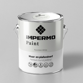 Verf | 18x20 cm | Muur & Plafond - Impermo Paint - Porcelain White Verf | 18x20 cm | Muur & Plafond - Impermo Paint - Porcelain White