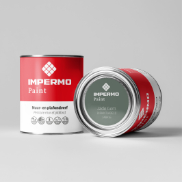 Staal | 5x5 cm | Tester Muur & Plafond - Impermo Paint - Jade Gem