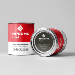 Sample | 5x5 cm | Tester Wall & Ceiling - Impermo Paint - Dark Chocolate