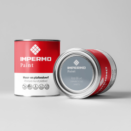 Staal | 5x5 cm | Tester Muur & Plafond - Impermo Paint - Ice Blue Staal | 5x5 cm | Tester Muur & Plafond - Impermo Paint - Ice Blue
