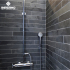Natuursteen tegel | 60x60 cm | Black Slate natuursteen vloertegel, vloertegels, antraciet, braziliaanse leisteen, impermo