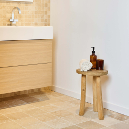 Natural stone tile | 20x20 cm | Flanders Travertin Light Natural stone tile | 20x20 cm | Flanders Travertin Light