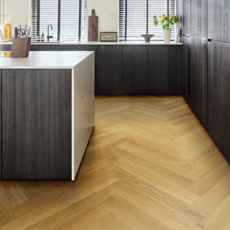 Meerlagig parket tand en groef | 9x60 cm | LMB Subtle Oak Herringbone